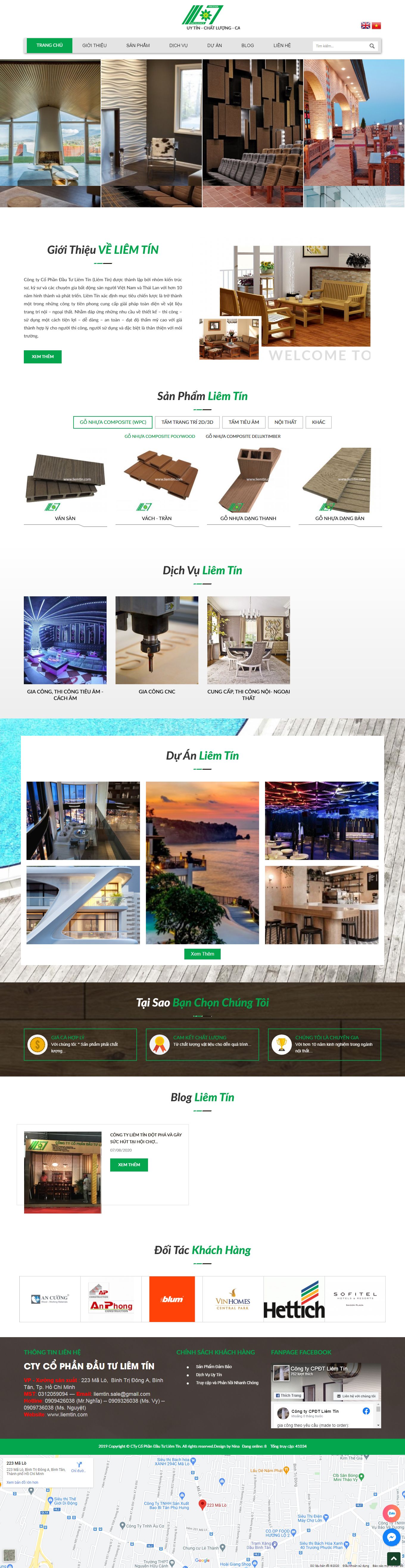 Thiết kế Web huyện phú xuyên liemtin.com