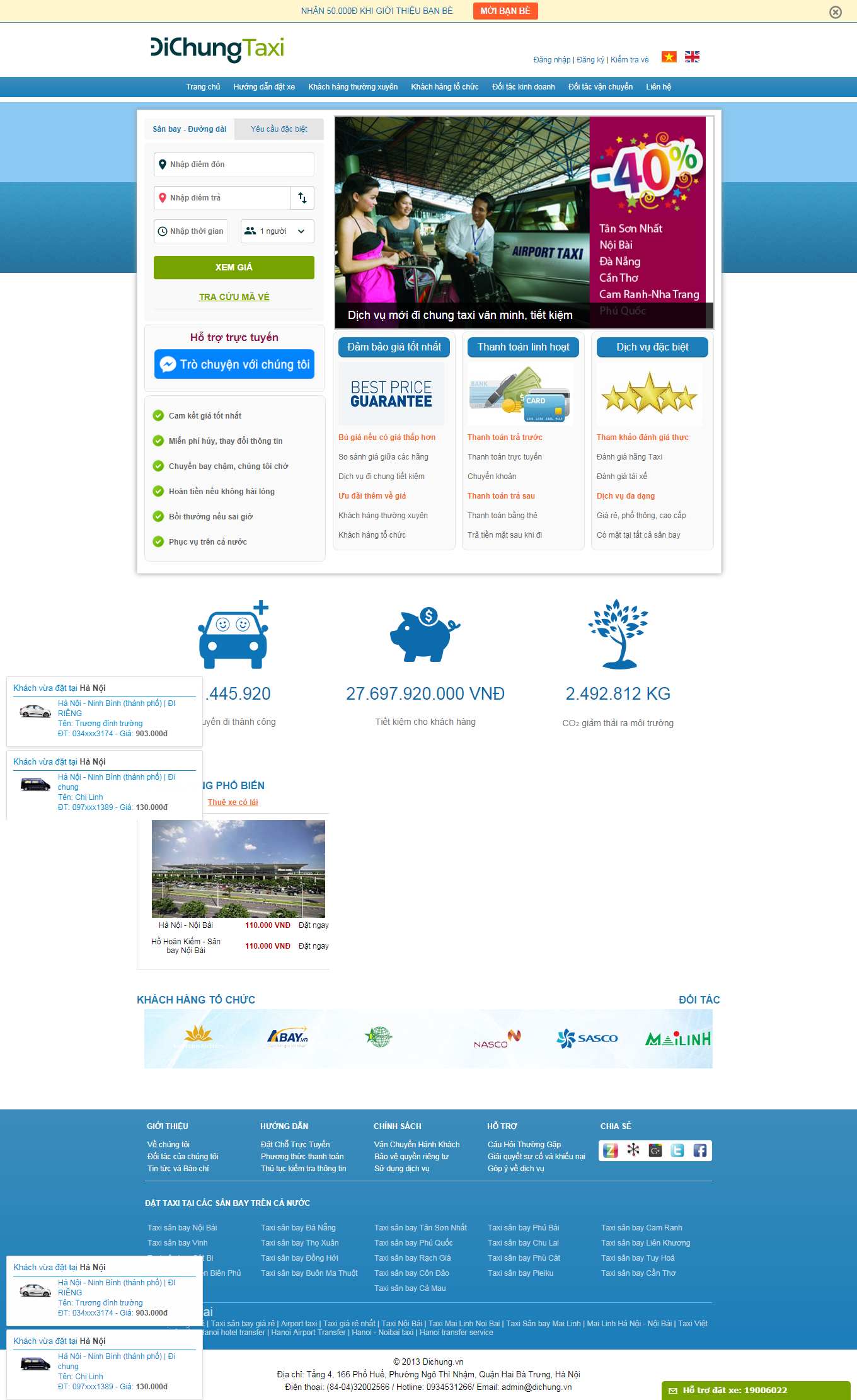 Thiết kế Web huyện ba vì taxiairport.vn