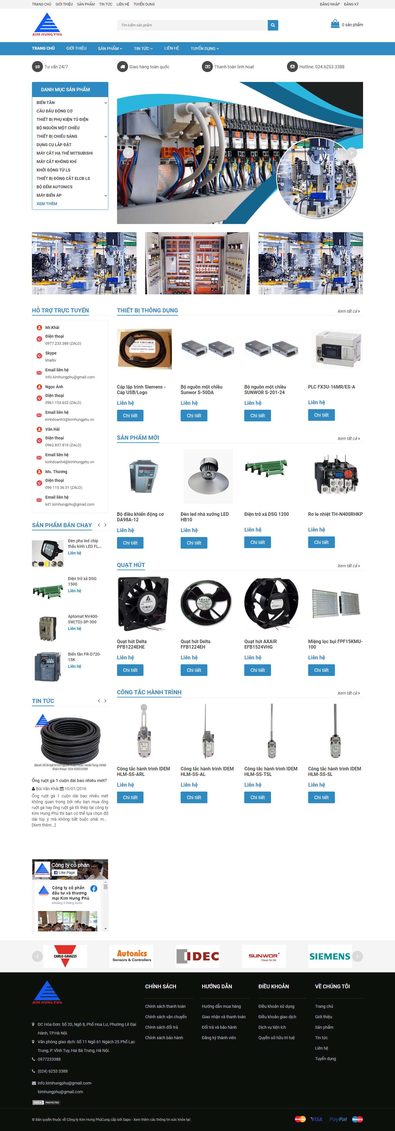 Thiết kế Web bạc liêu kimhungphu.vn