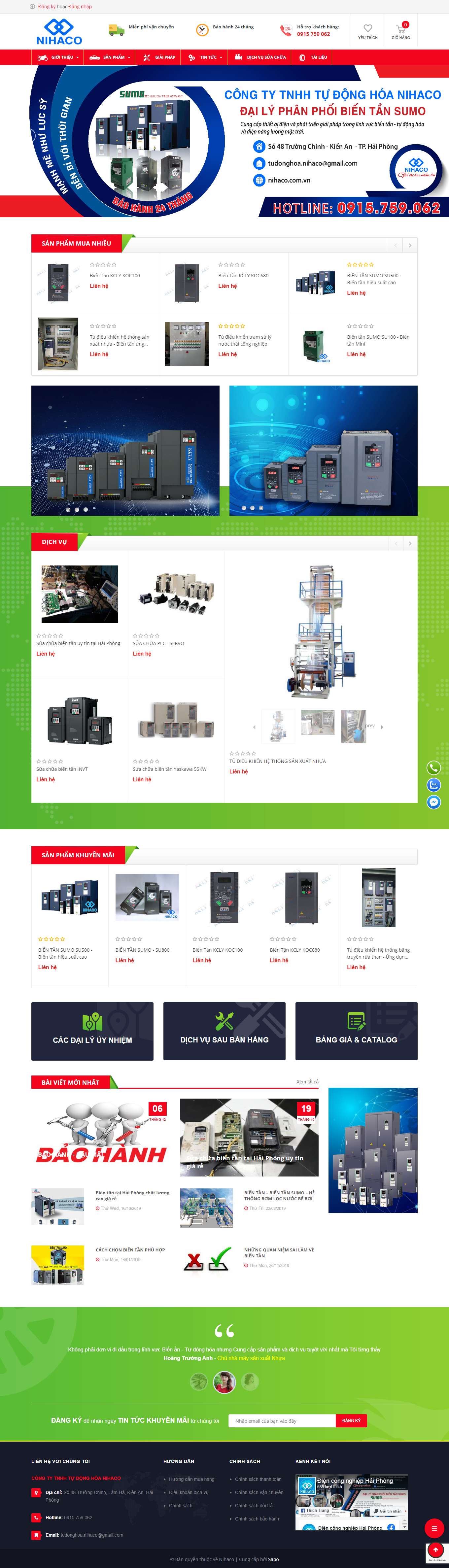 Thiết kế Web bắc kạn nihaco.com.vn