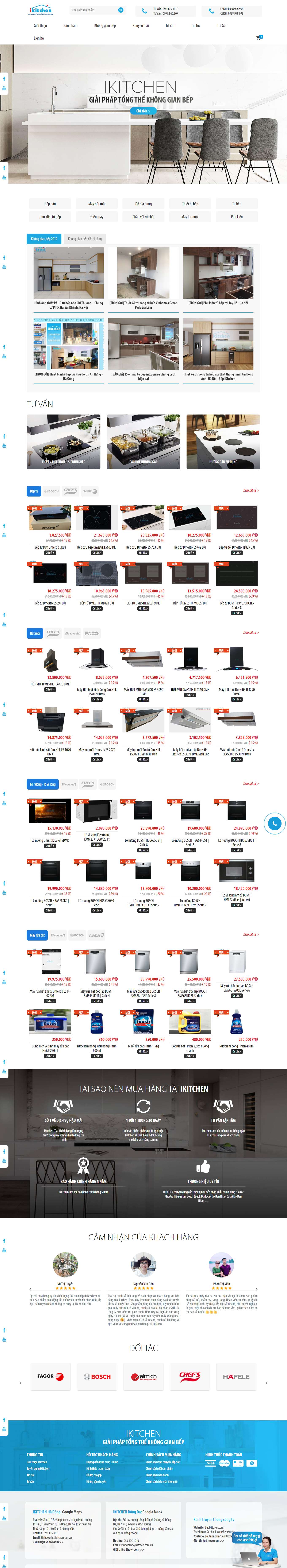 Thiết kế Web bến tre bepikitchen.com