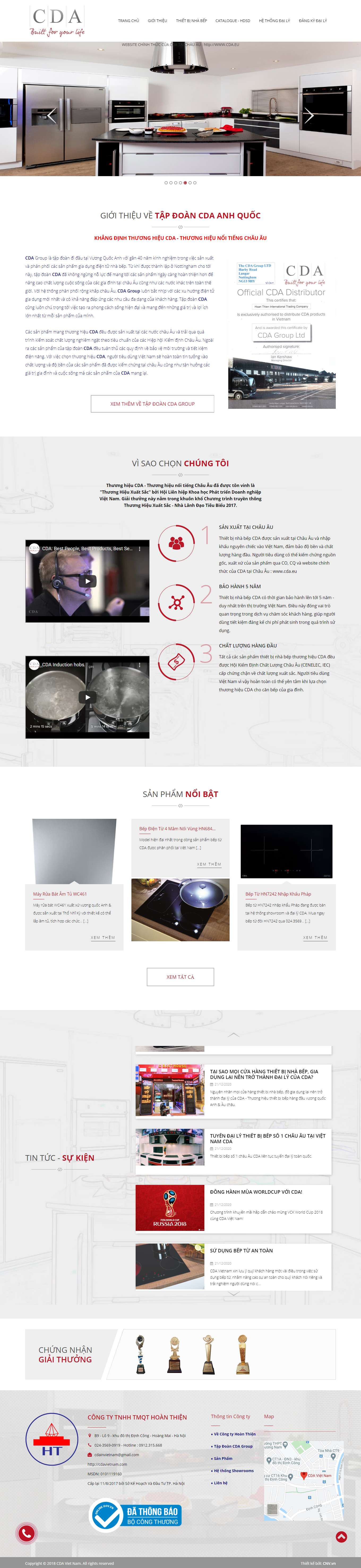 Thiết kế Web bến tre cdavietnam.com