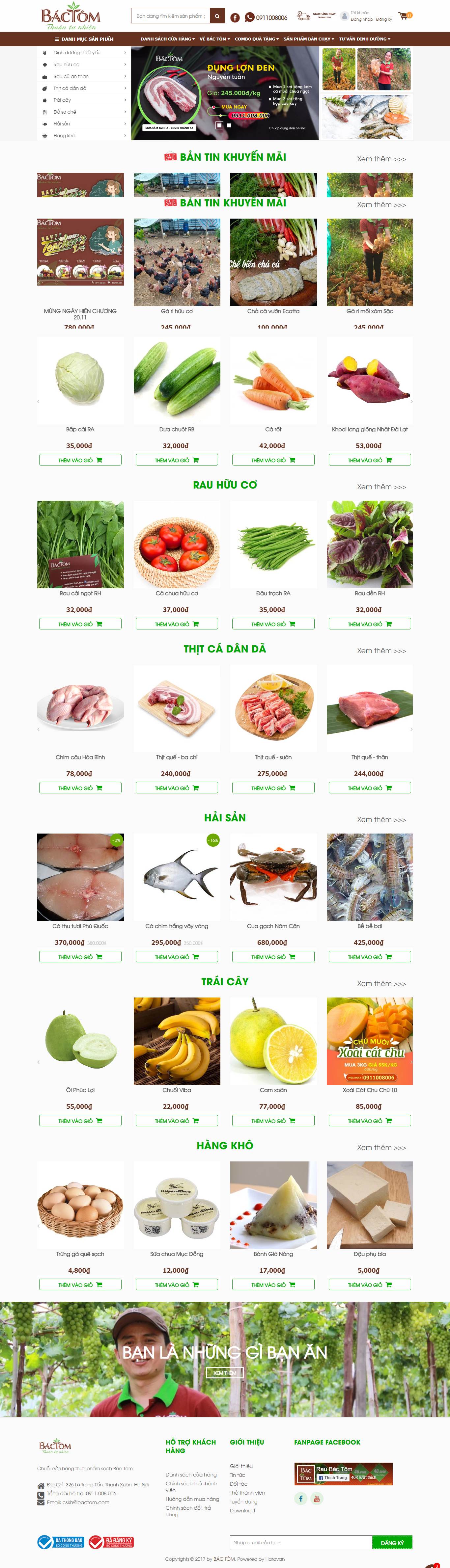 Thiết kế Web huyện mỹ Đức bactom.com