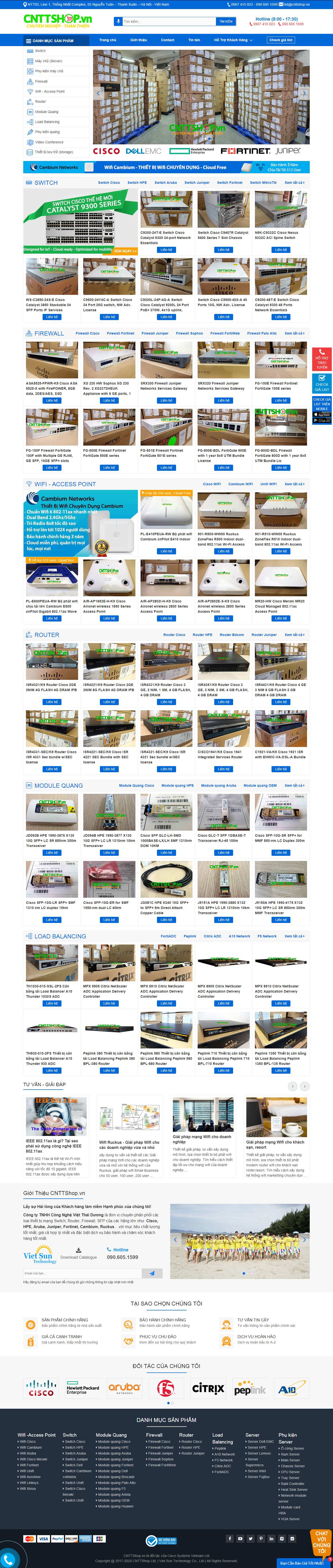 Thiết kế Web bình phước cnttshop.vn