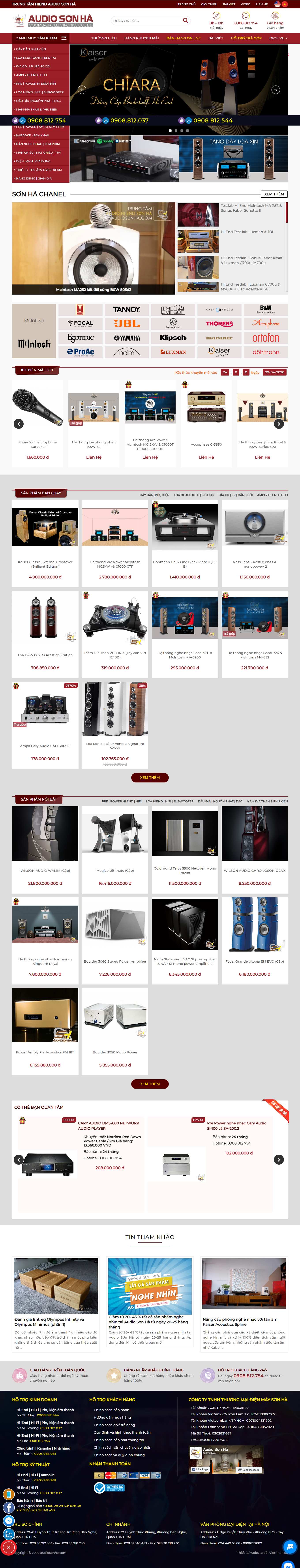 Thiết kế Web bình thuận audiosonha.com