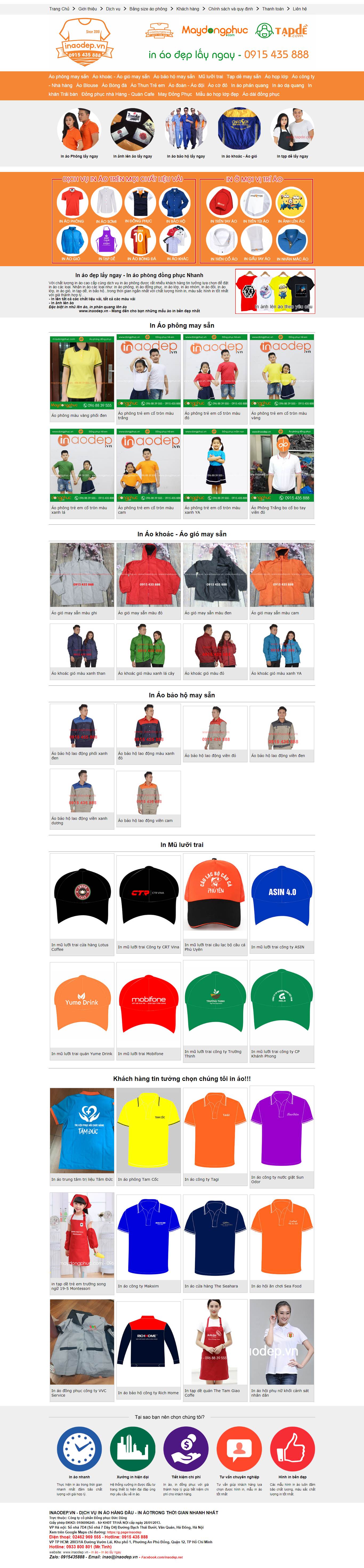 Thiết kế Web bạc liêu inaodep.vn