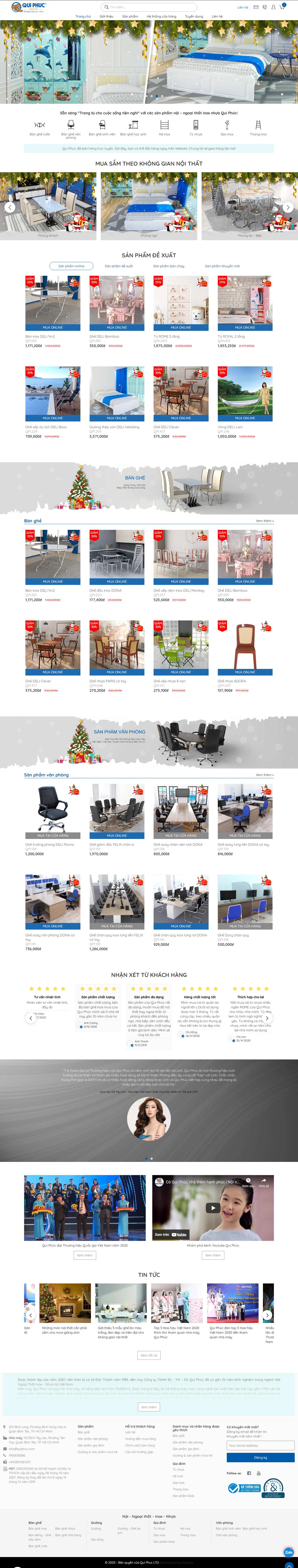 Thiết kế Web Đắk lắk quiphuc.com