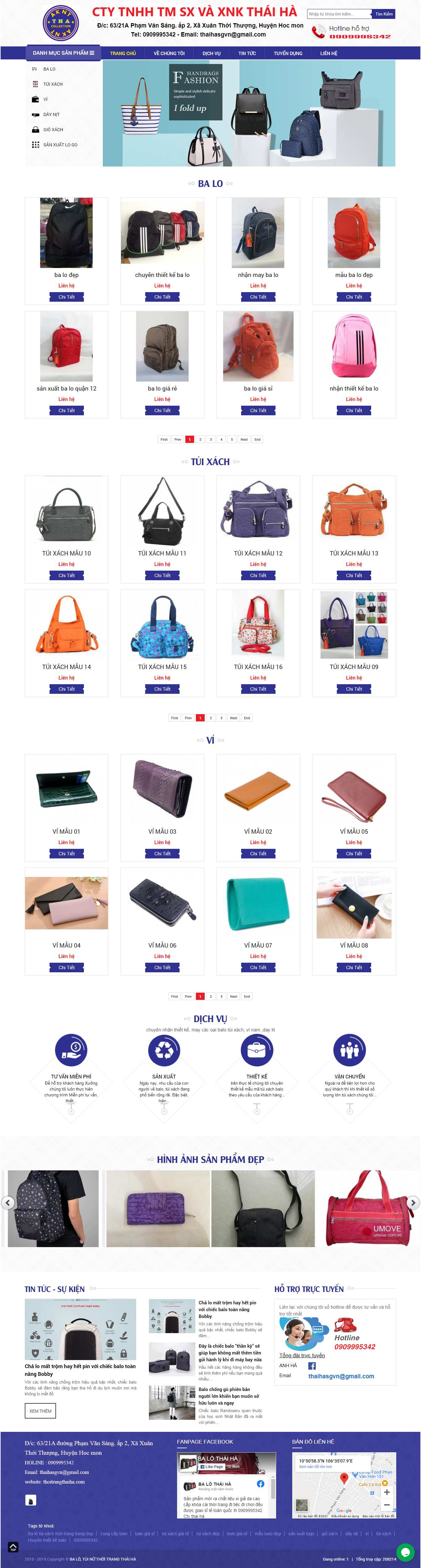 Thiết kế Web Đắk lắk thoitrangthaiha.com