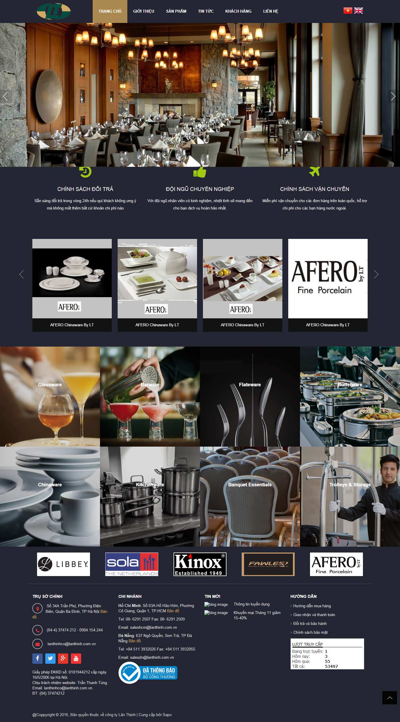 Thiết kế Web Đắk nông lanthinh.com.vn