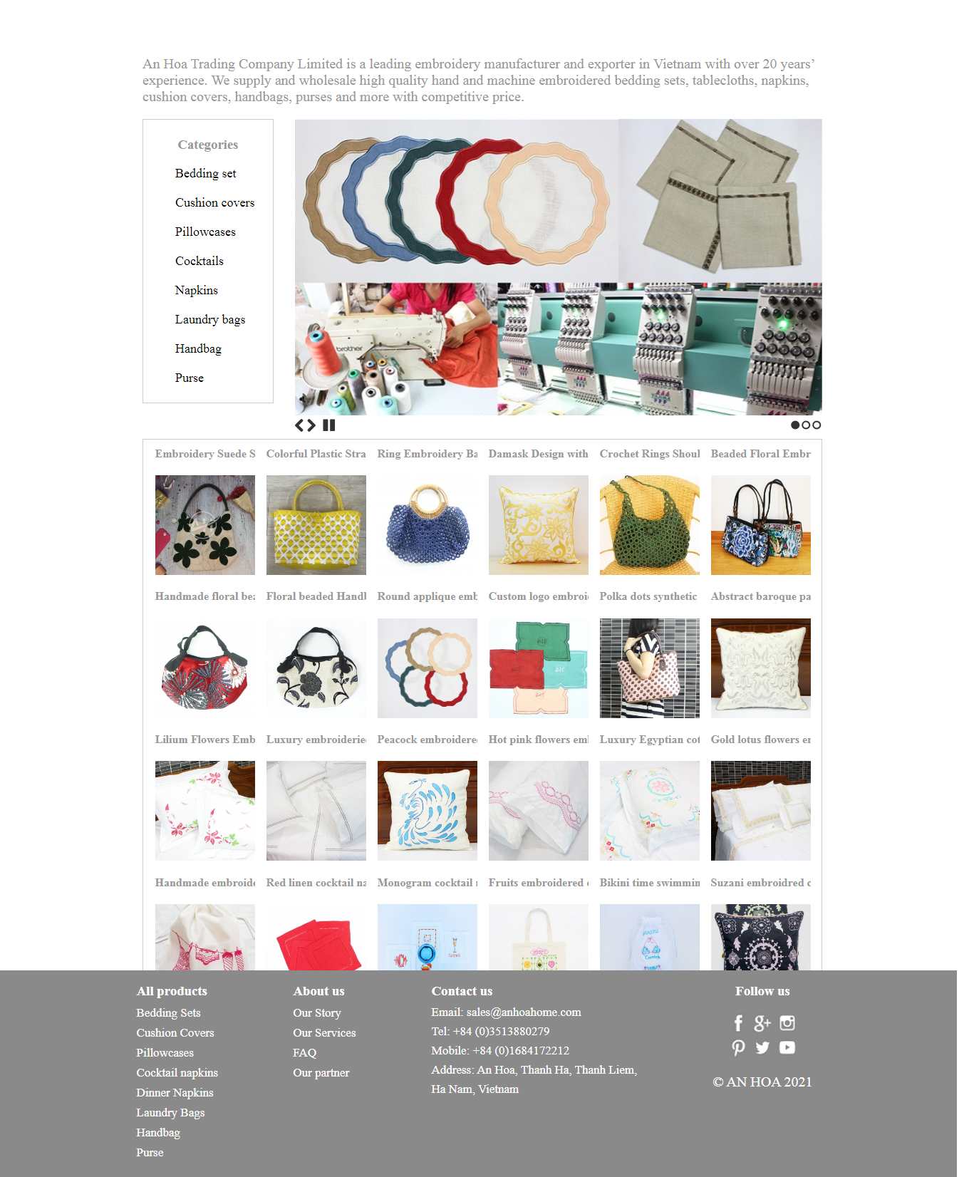 Thiết kế Web Đồng tháp anhoahome.com