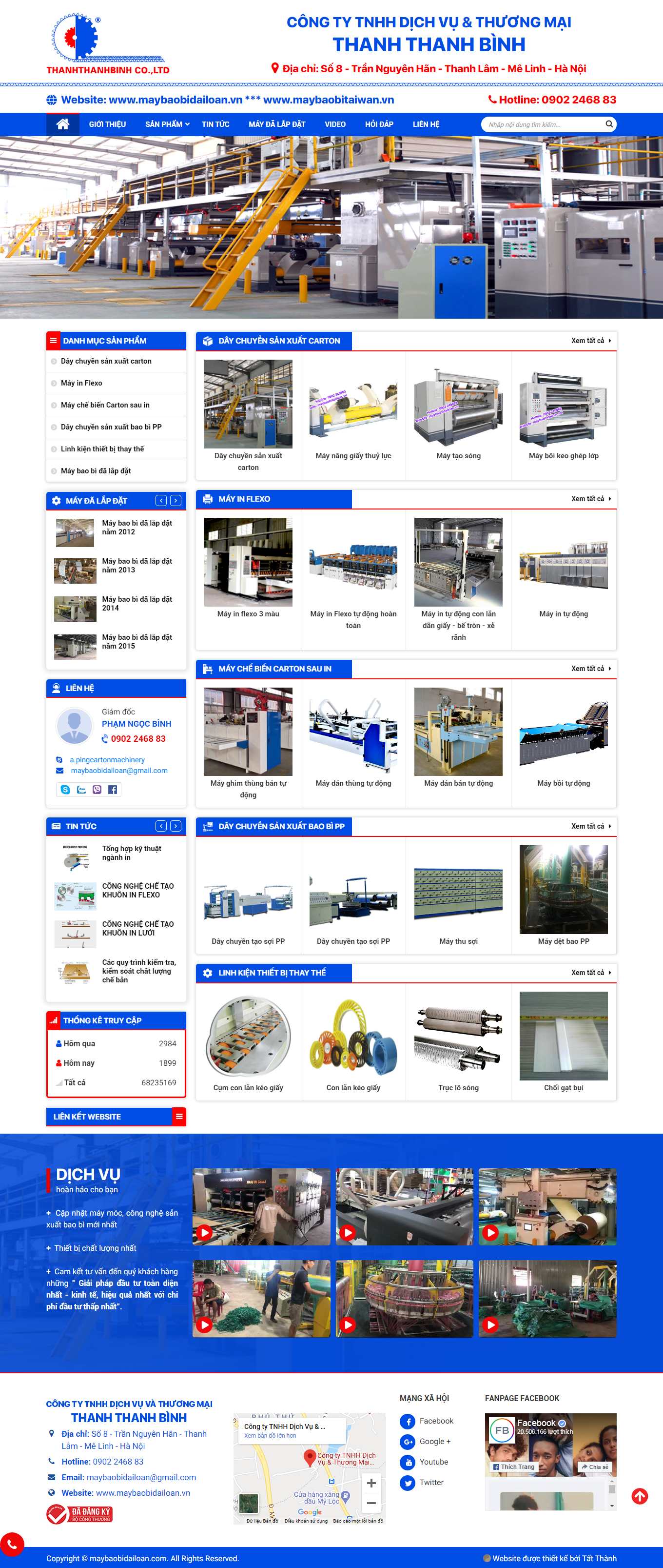 Thiết kế Web gia lai maybaobidailoan.vn