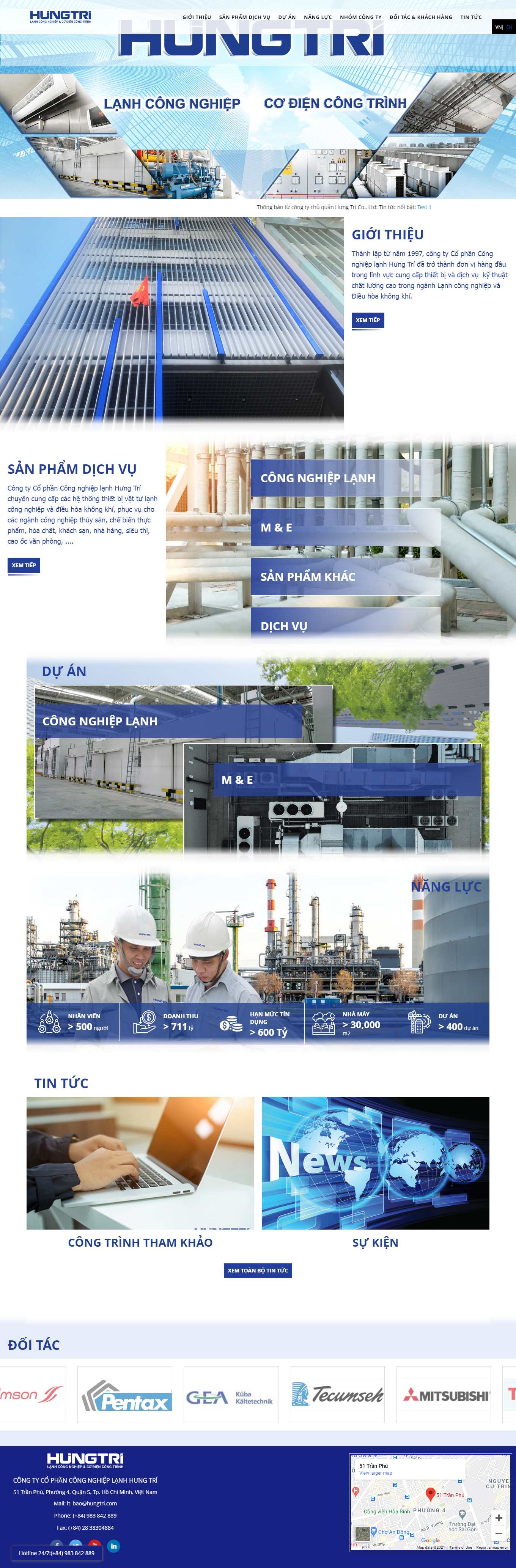 Thiết kế Web hà nam hungtri.com