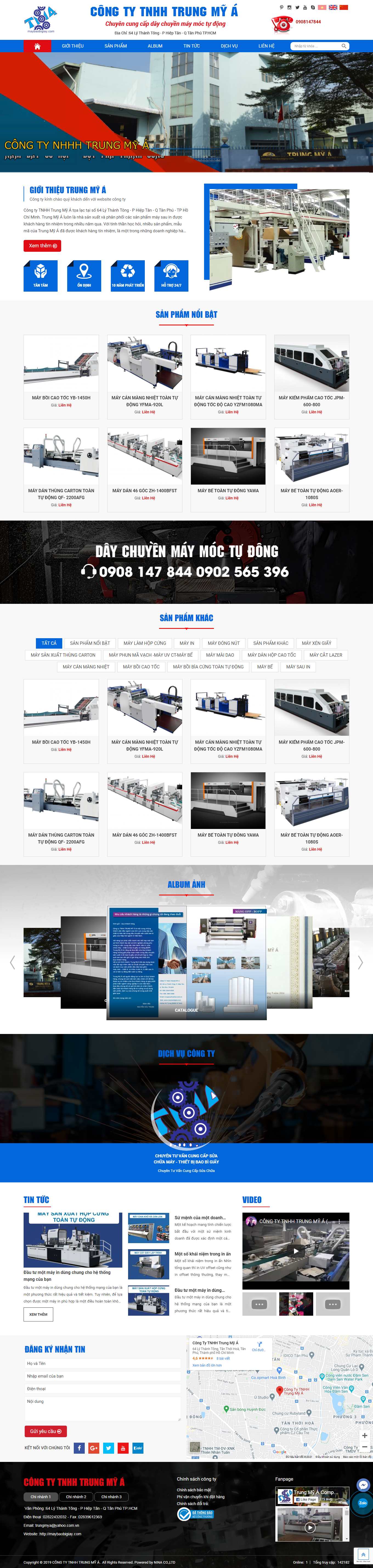 Thiết kế Web hà nam maybaobigiay.com