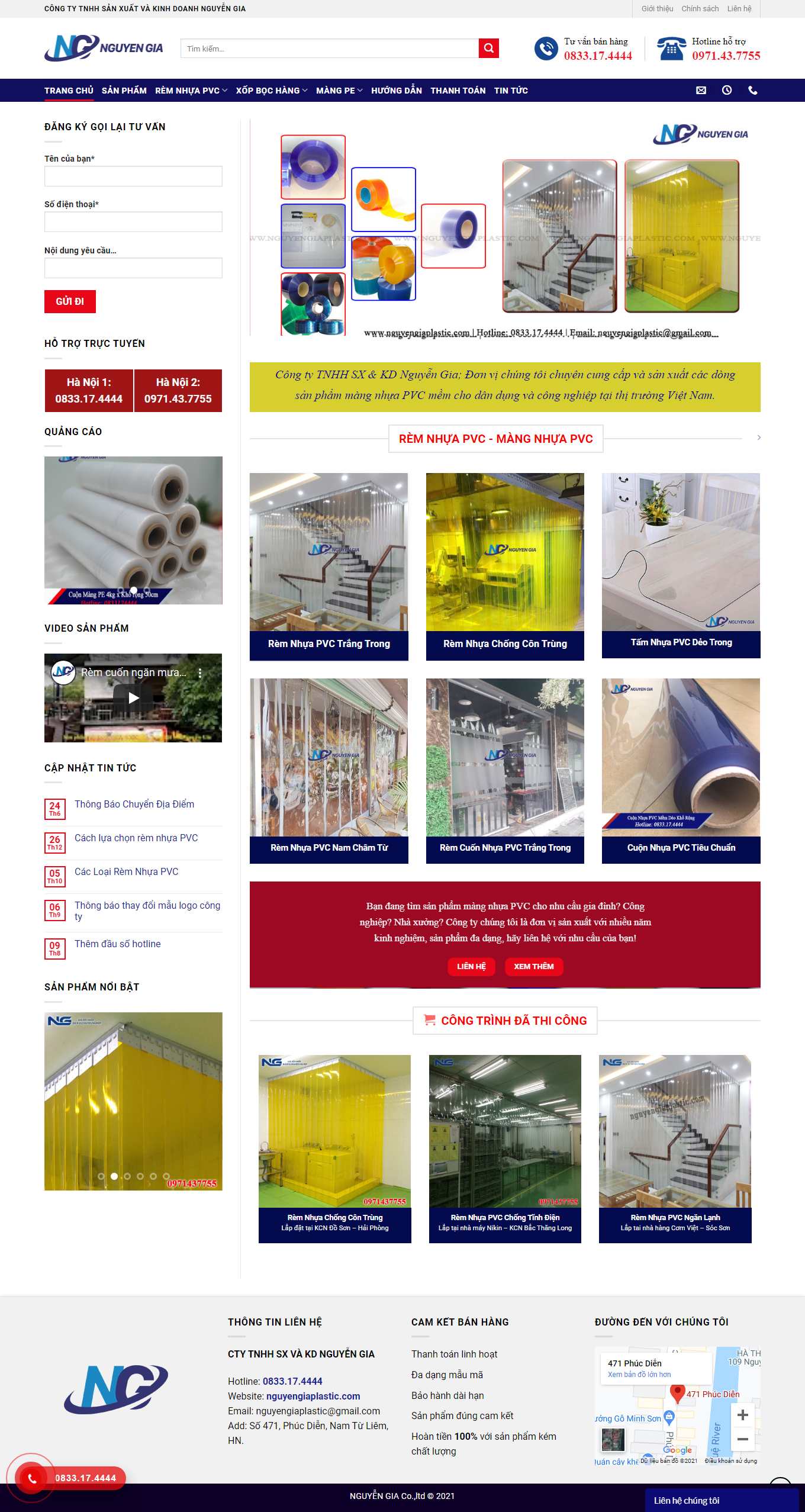 Thiết kế Web hà nội nguyengiaplastic.com