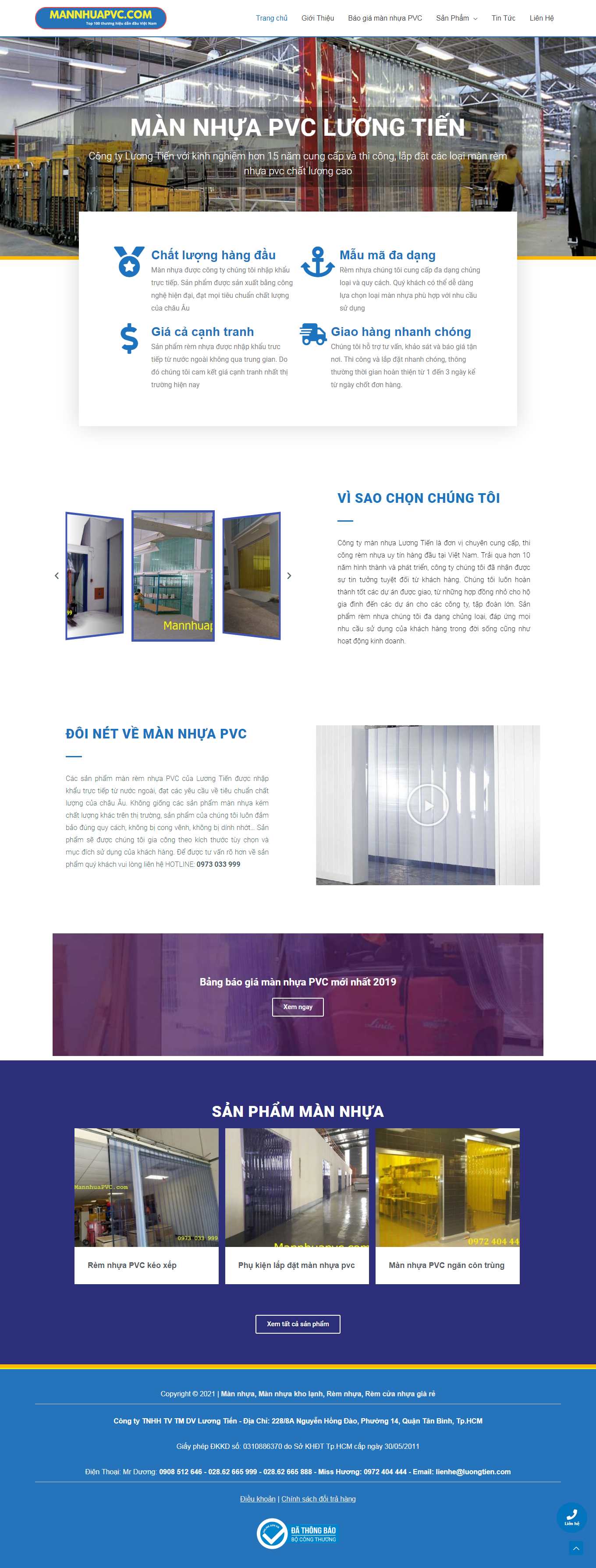 Thiết kế Web hà nội mannhuapvc.com