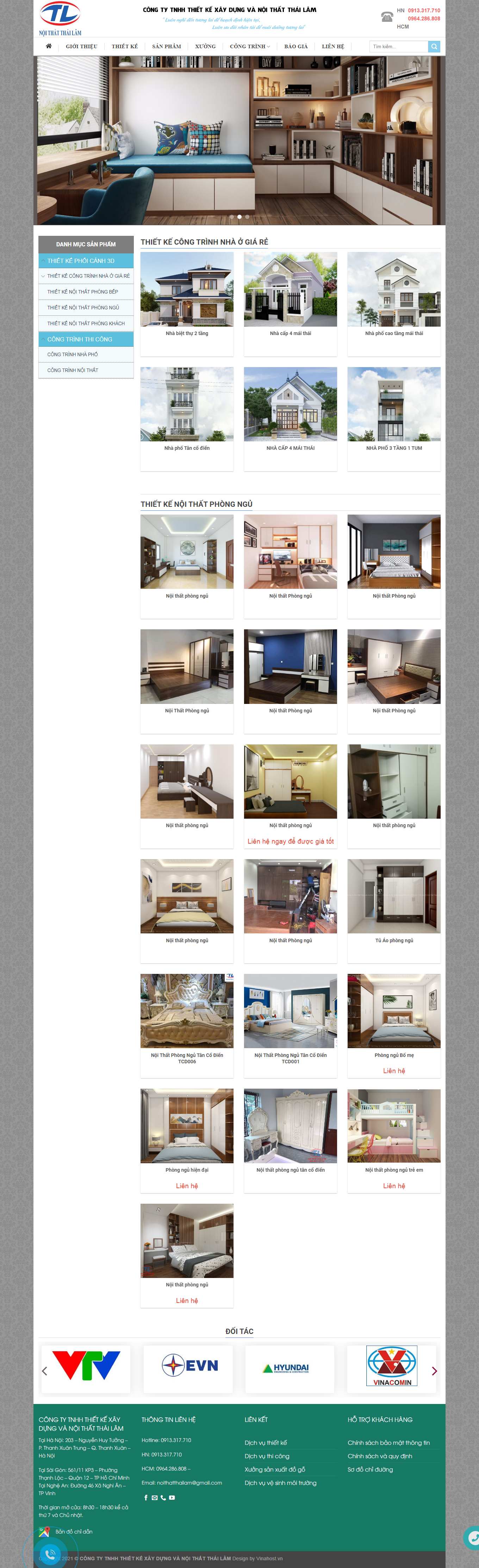 Thiết kế Web hải phòng noithatthailam.com