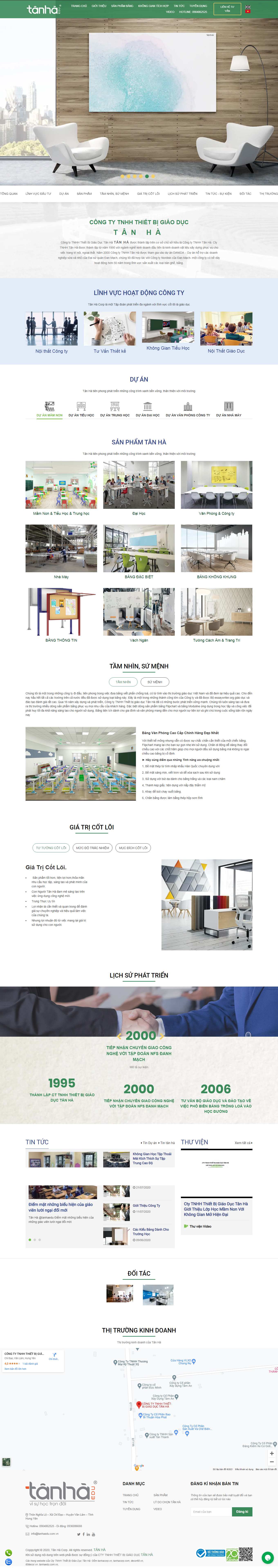 Thiết kế Web hải phòng tanhacorp.vn