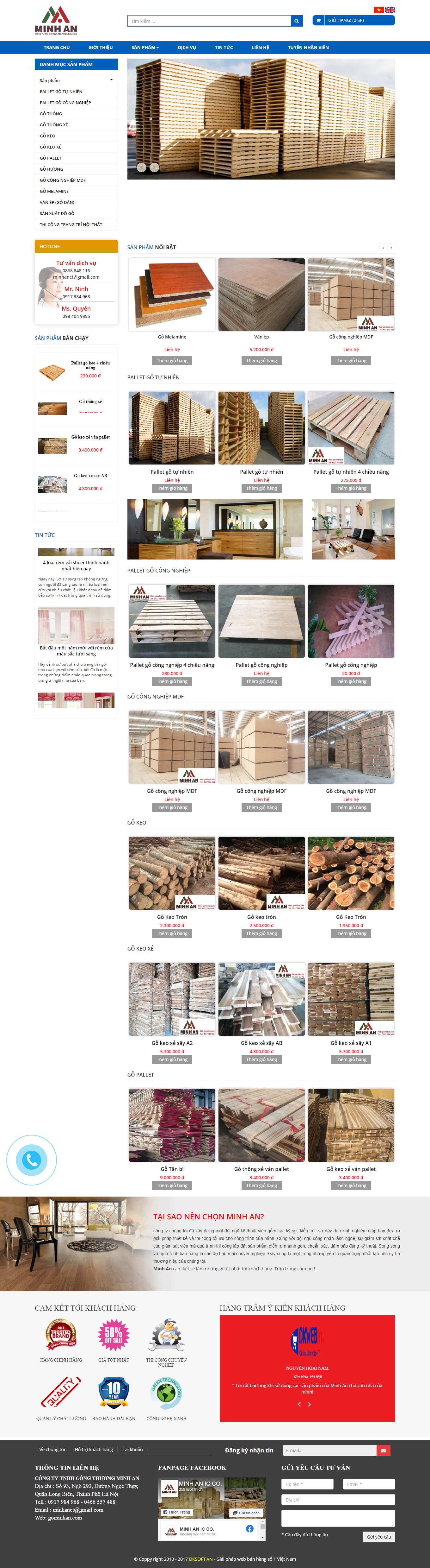 Thiết kế Web hậu giang gominhan.com