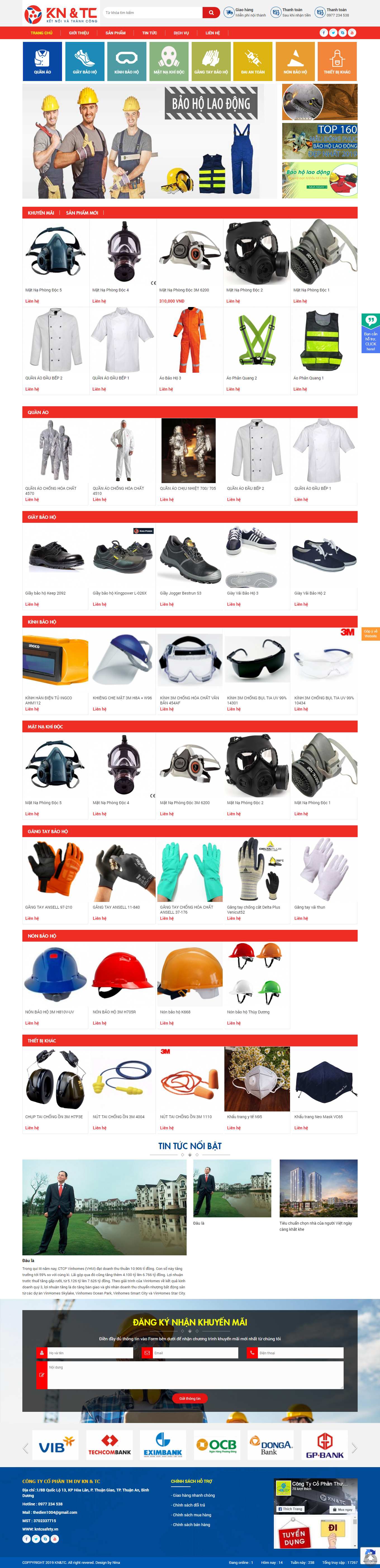 Thiết kế Web thành phố hồ chí minh kntcsafety.vn