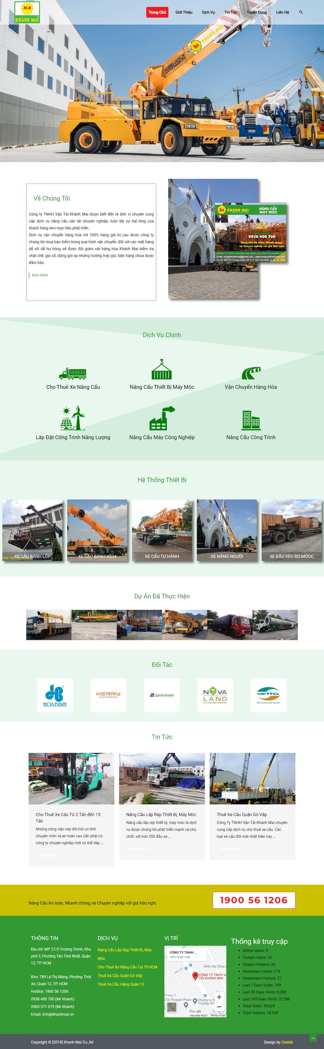 Thiết kế Web kiên giang khanhmai.vn