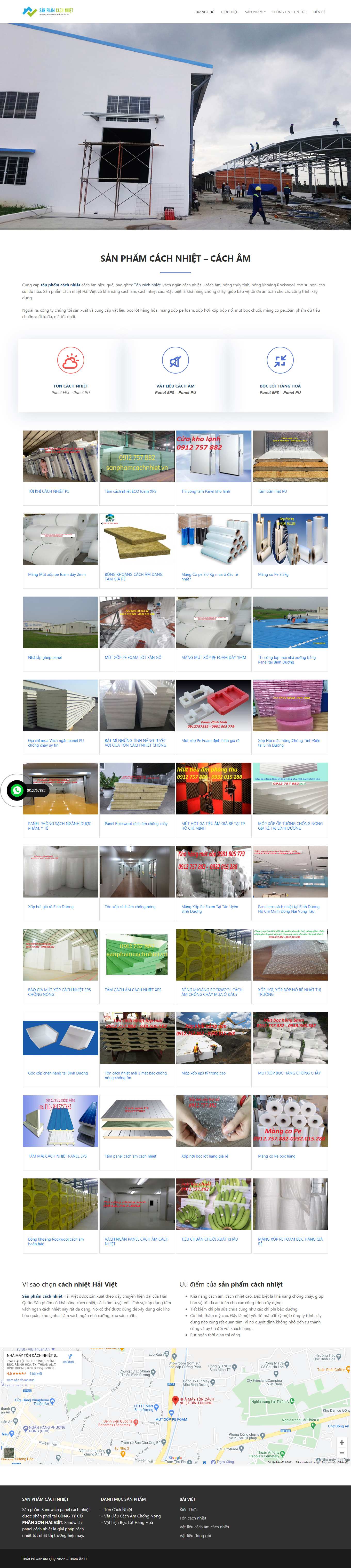 Thiết kế Web kon tum sanphamcachnhiet.vn