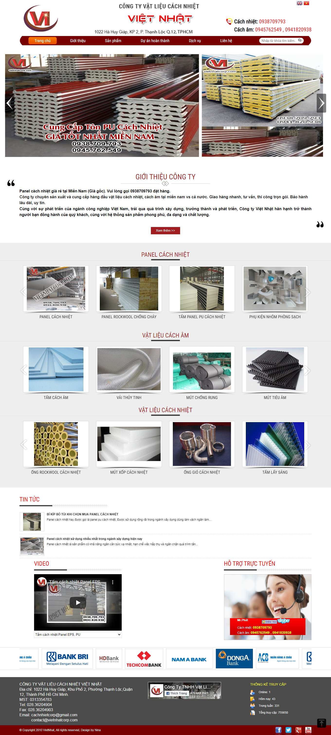 Thiết kế Web kon tum vietnhatcorp.com