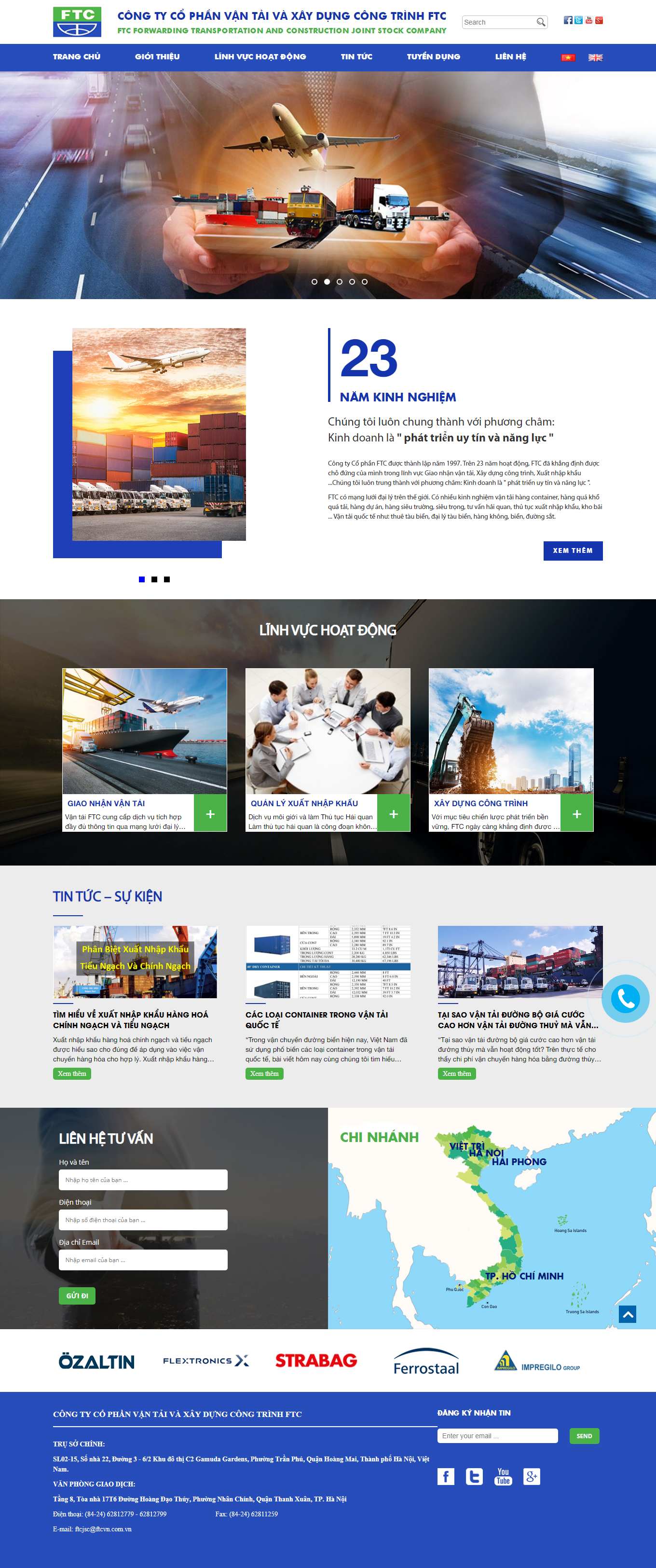 Thiết kế Web lai châu ftcvn.com.vn