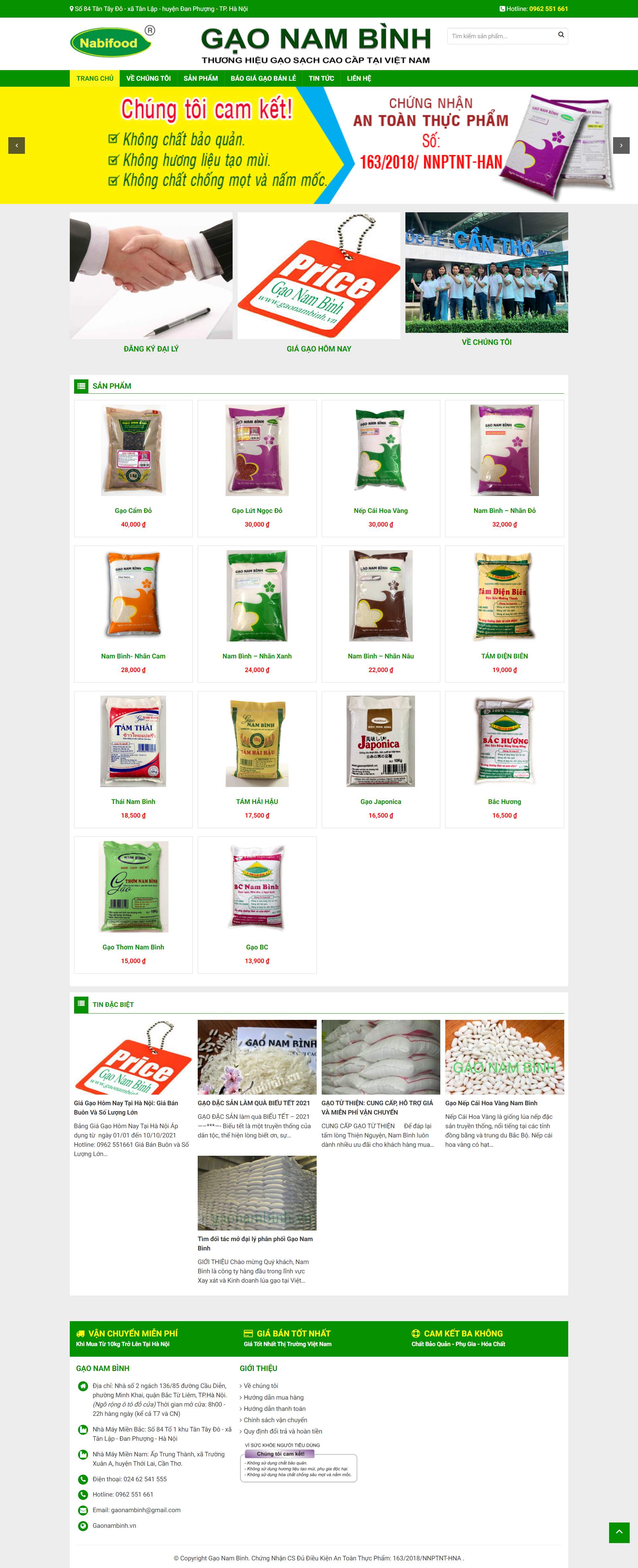 Thiết kế Web long an gaonambinh.vn