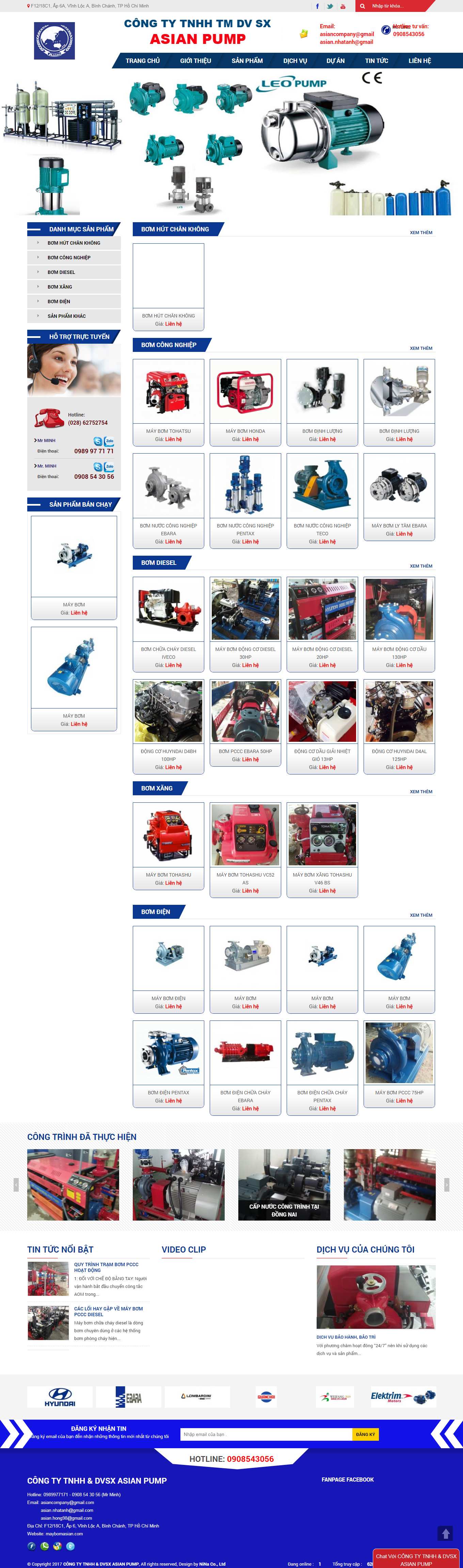 Thiết kế Web ninh bình maybomasian.com