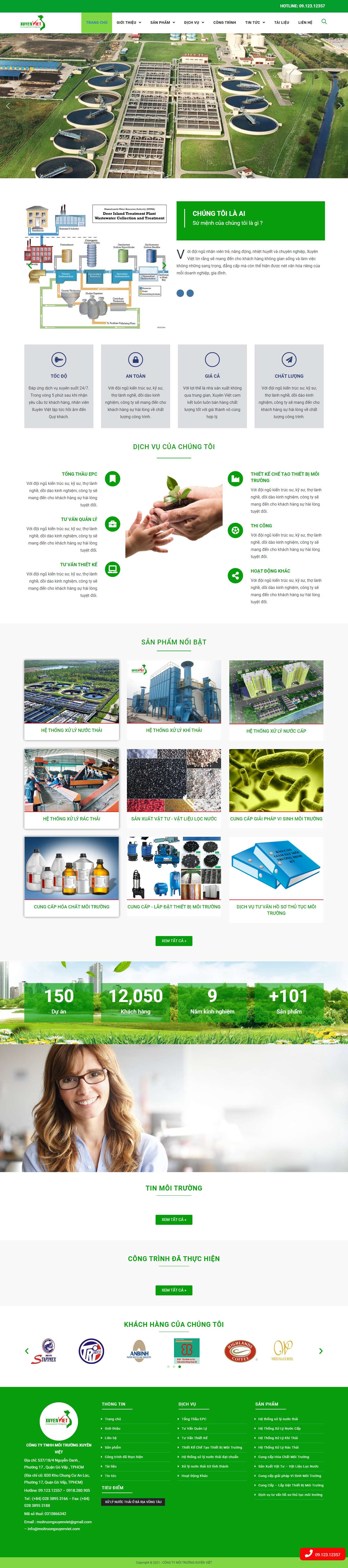 Thiết kế Web ninh thuận congtymoitruong.com