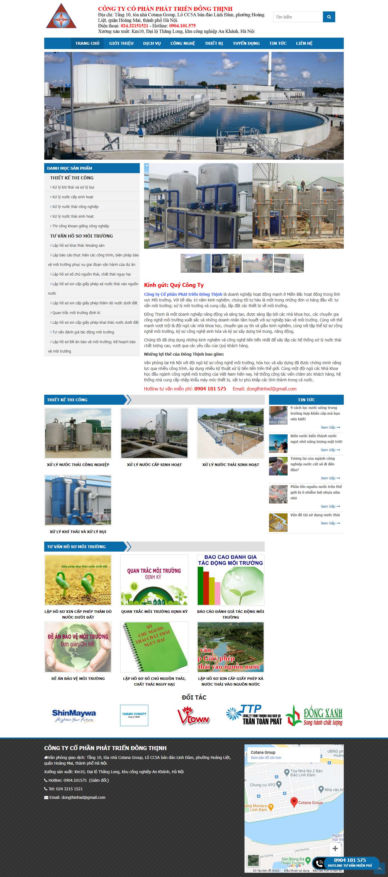 Thiết kế Web phú thọ dongthinh.com.vn