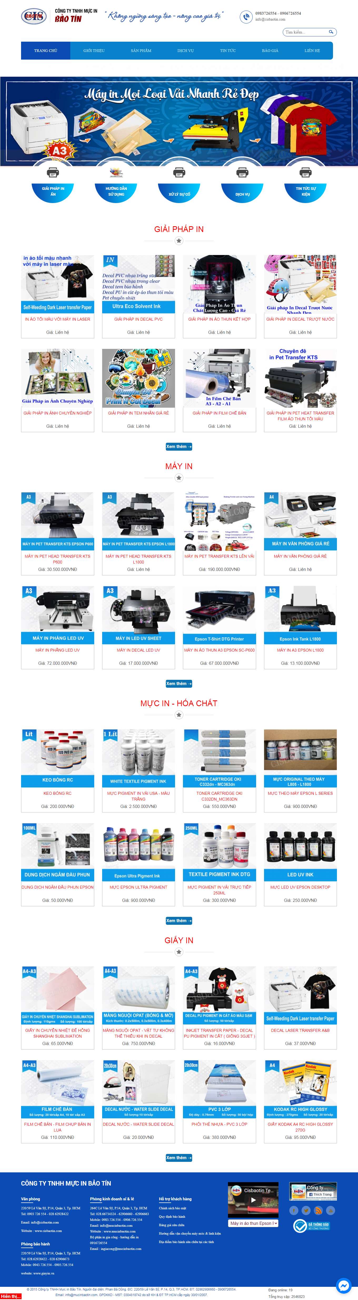 Thiết kế Web phú yên cisbaotin.com