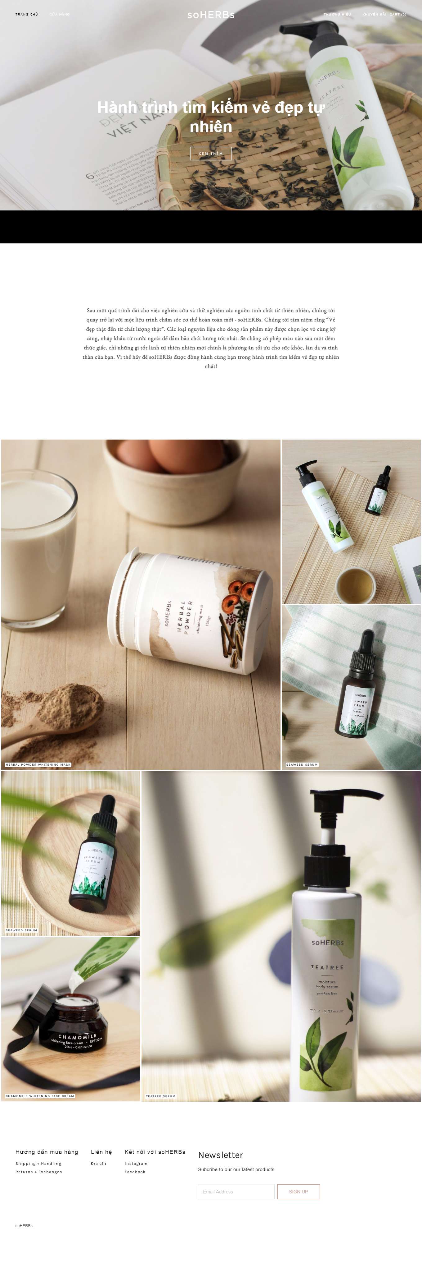 Thiết kế Web quảng ngãi soherbs.info