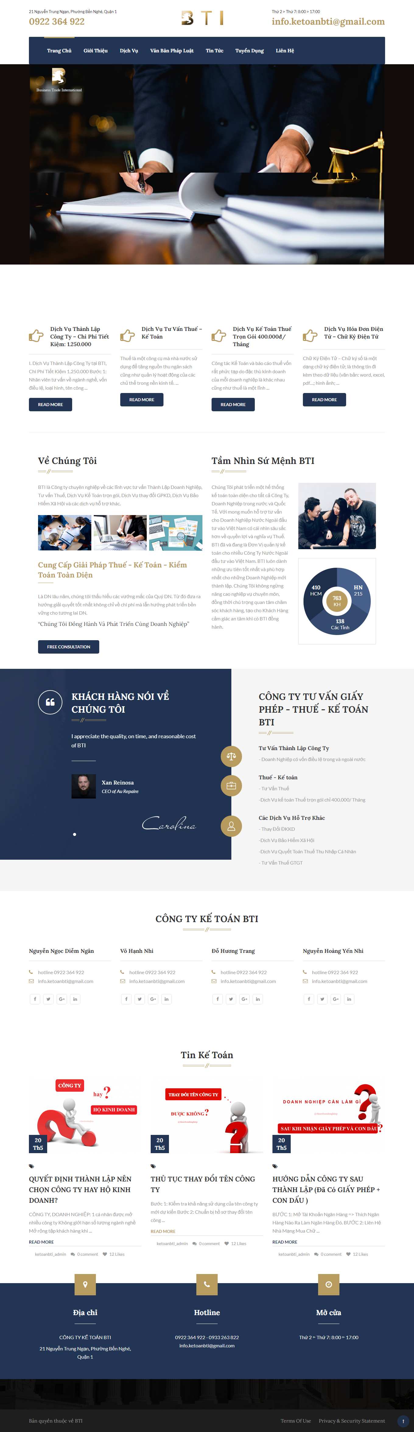 Thiết kế Web thái bình ketoanbti.com