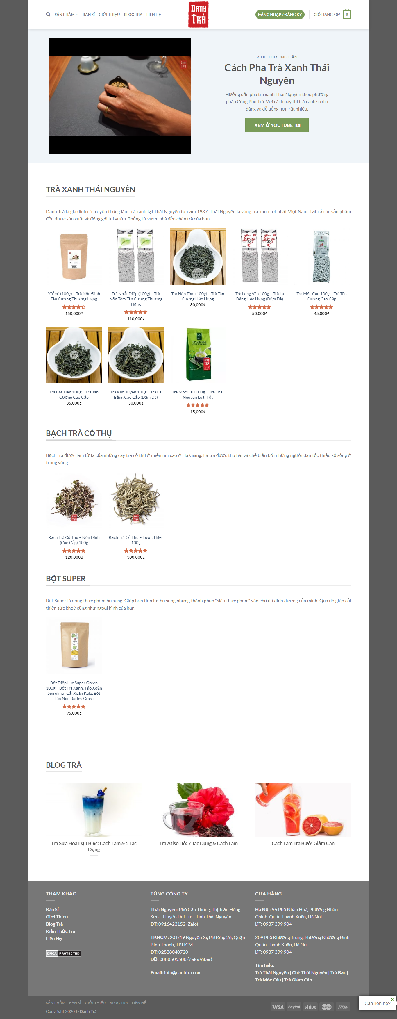 Thiết kế Web thái nguyên danhtra.com