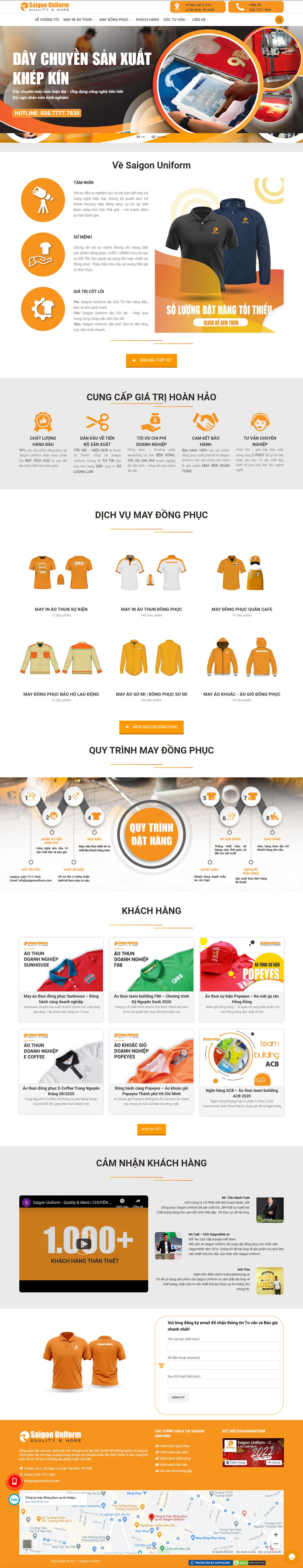 Thiết kế Web thừa thiên huế saigonuniform.com