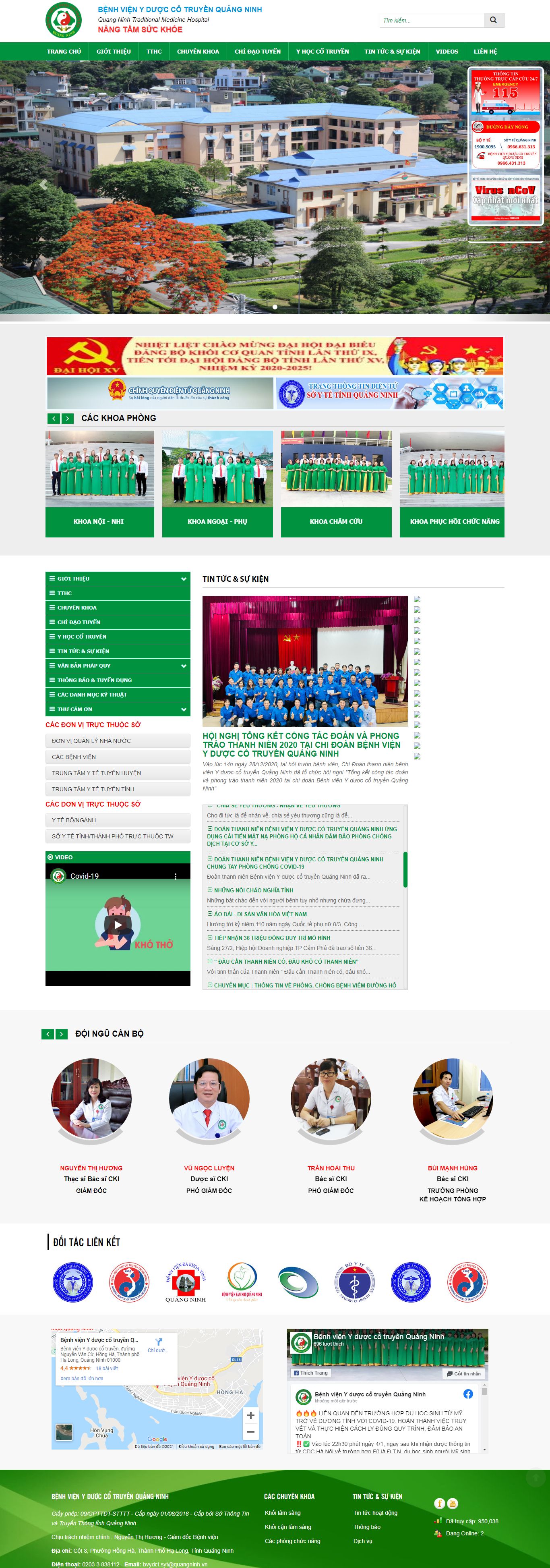 Thiết kế Web tuyên quang ydctquangninh.vn