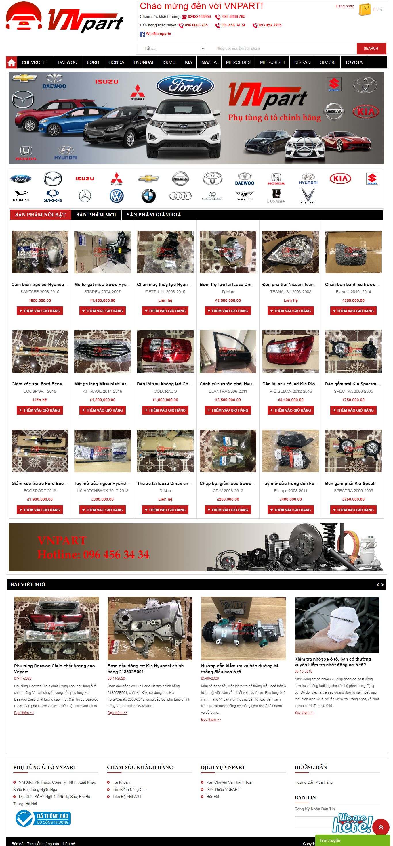 Thiết kế Web vĩnh phúc vnpart.vn