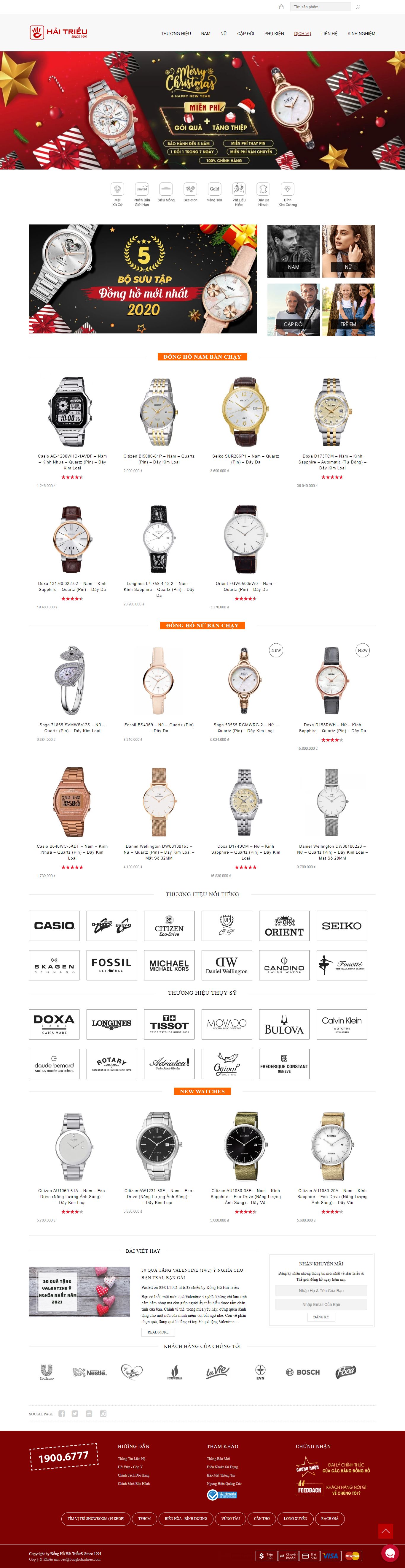 Thiết kế Web quận 3 donghohaitrieu.com