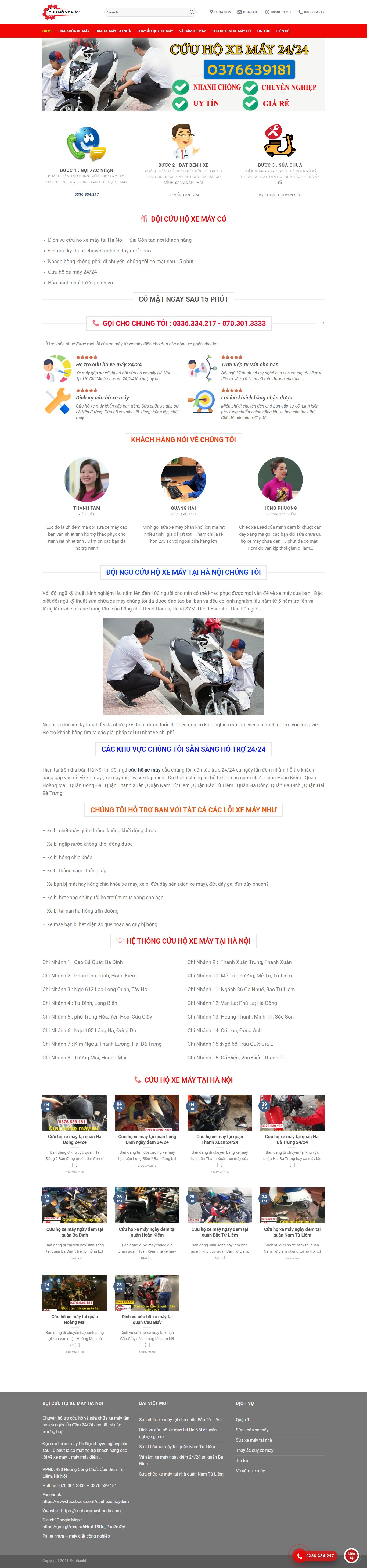 Thiết kế Web quận 5 cuuhoxemayhonda.com