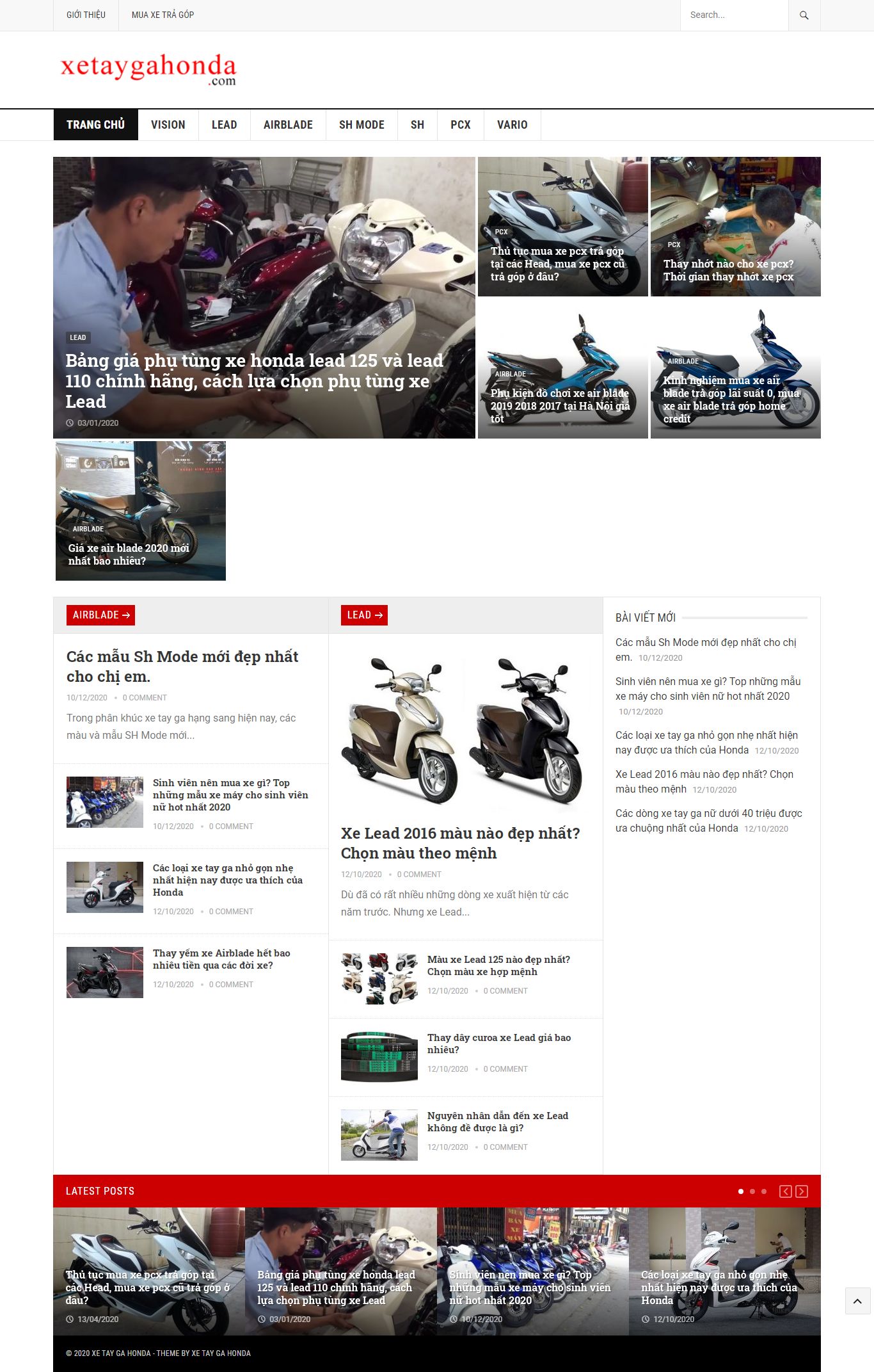 Thiết kế Web quận 5 xetaygahonda.com