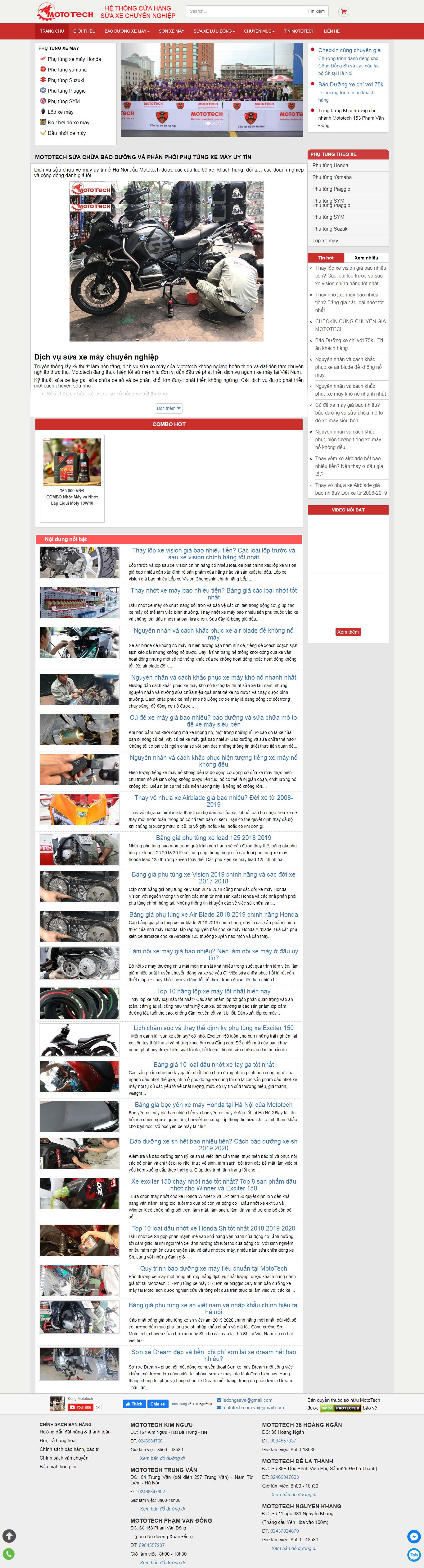 Thiết kế Web quận 6 mototech.com.vn