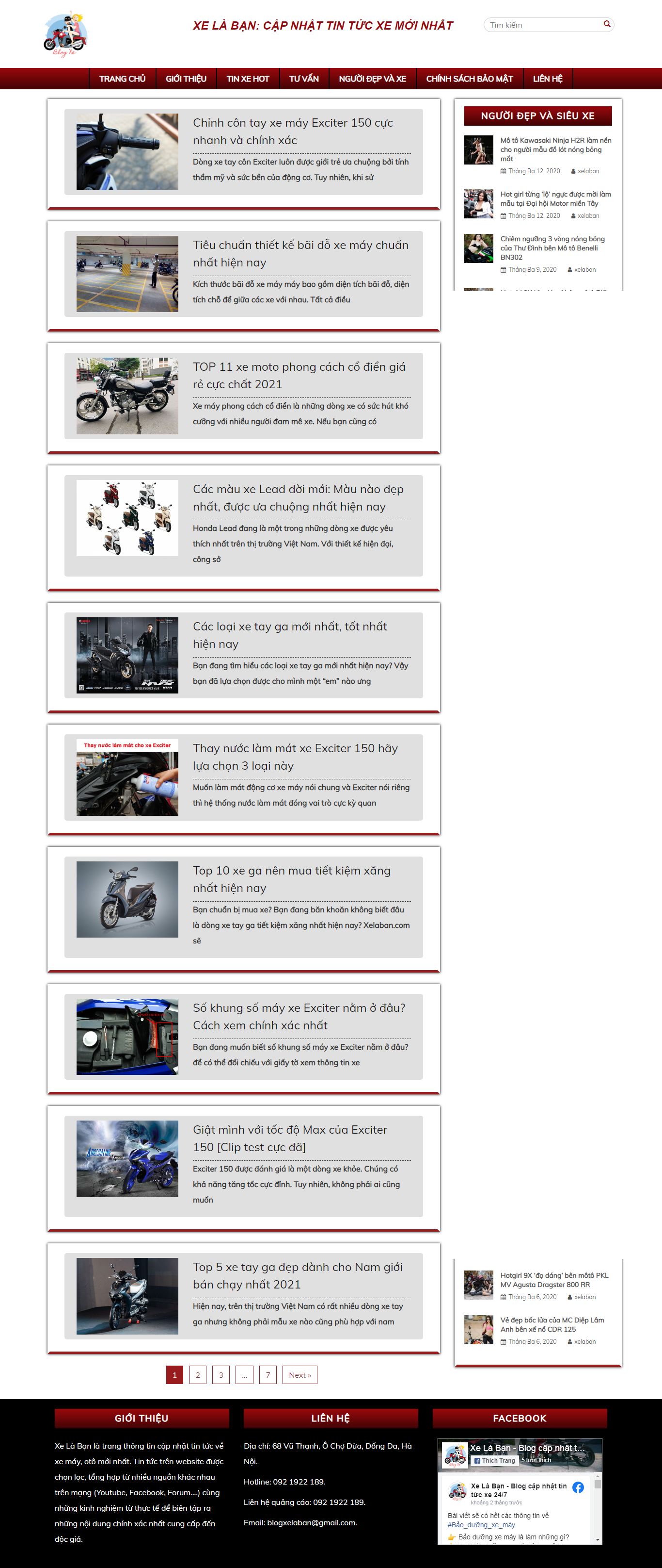 Thiết kế Web quận 7 xelaban.com