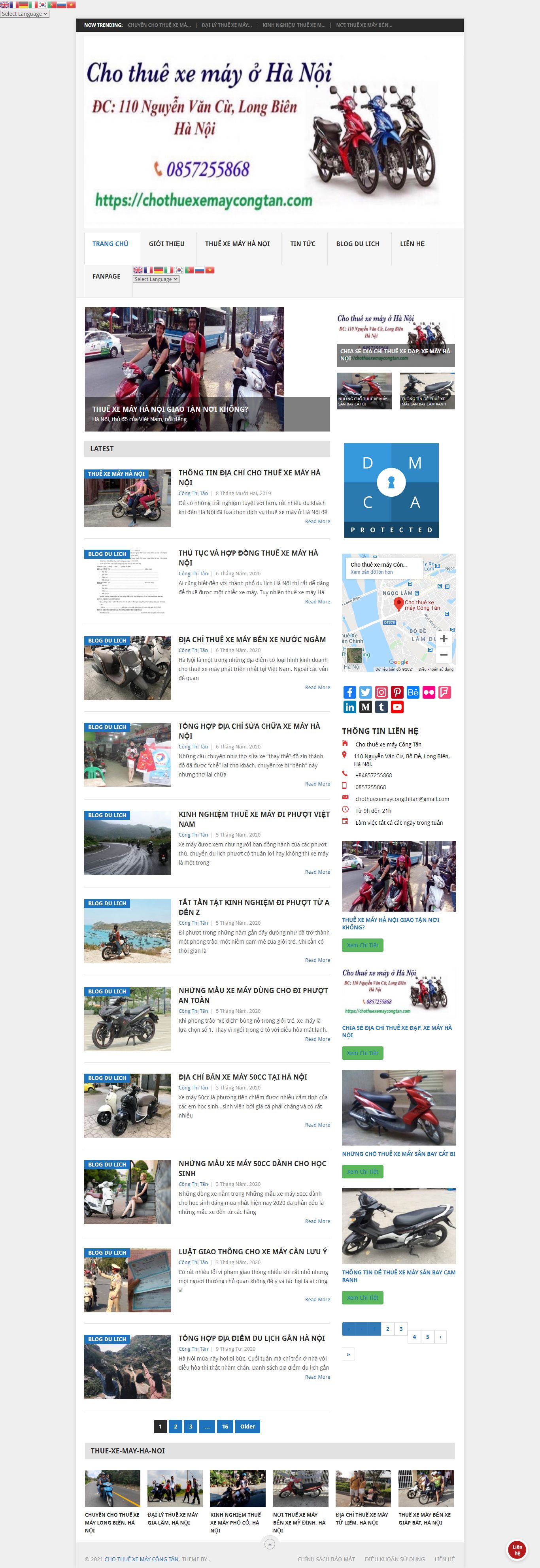 Thiết kế Web quận 7 chothuexemaycongtan.com