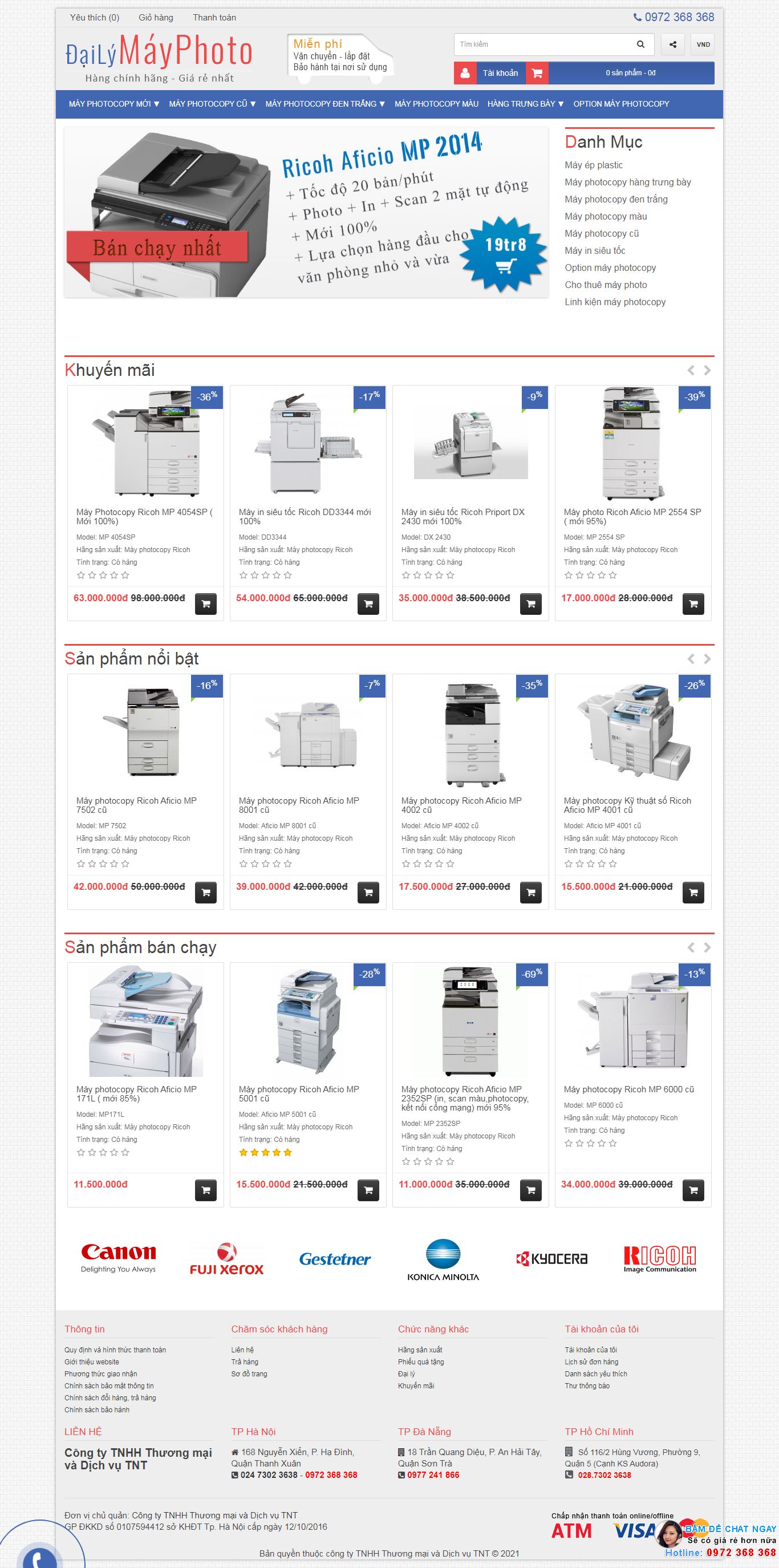 Thiết kế Web quận 9 dailymayphoto.vn