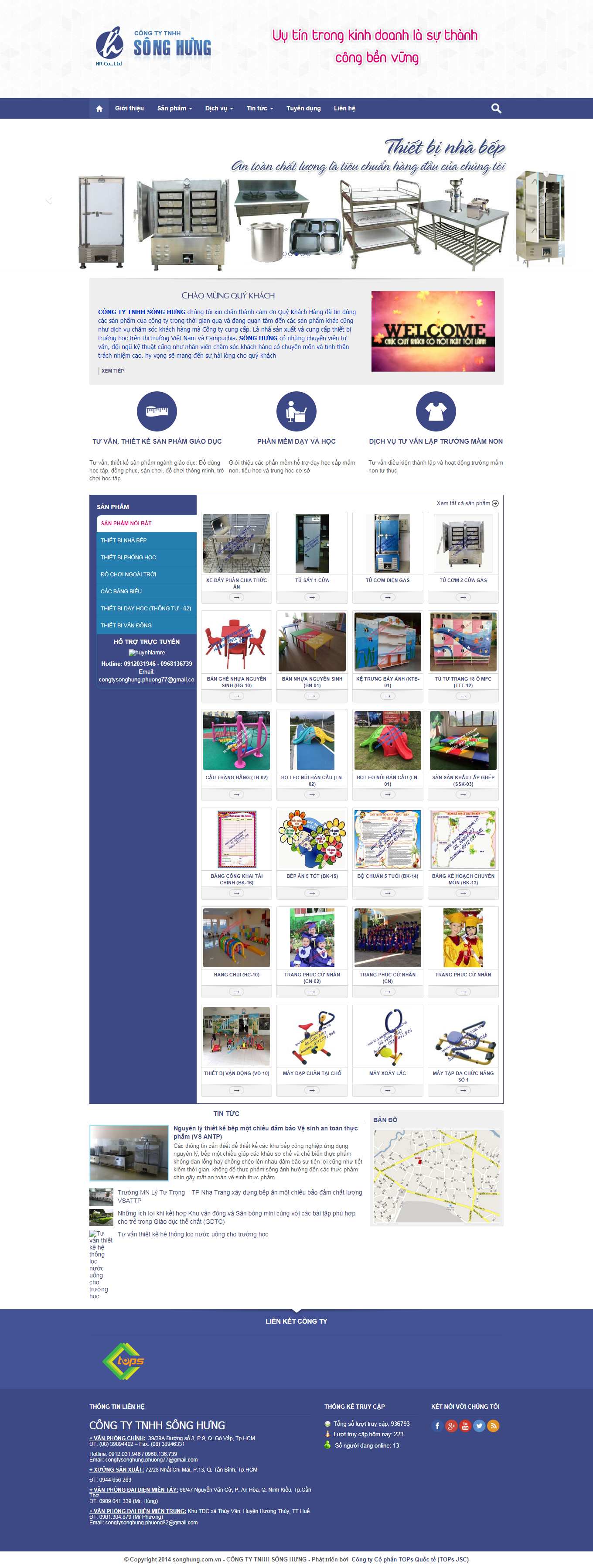 Thiết kế Web quận bình tân songhung.com.vn