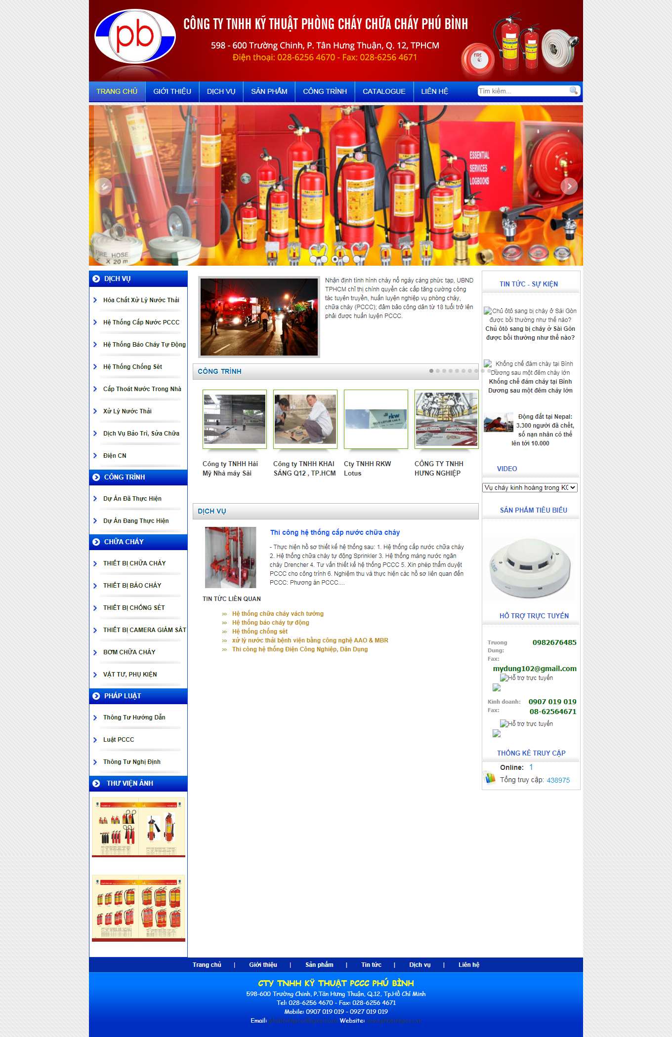 Thiết kế Web quận bình thạnh phubinhpccc.vn