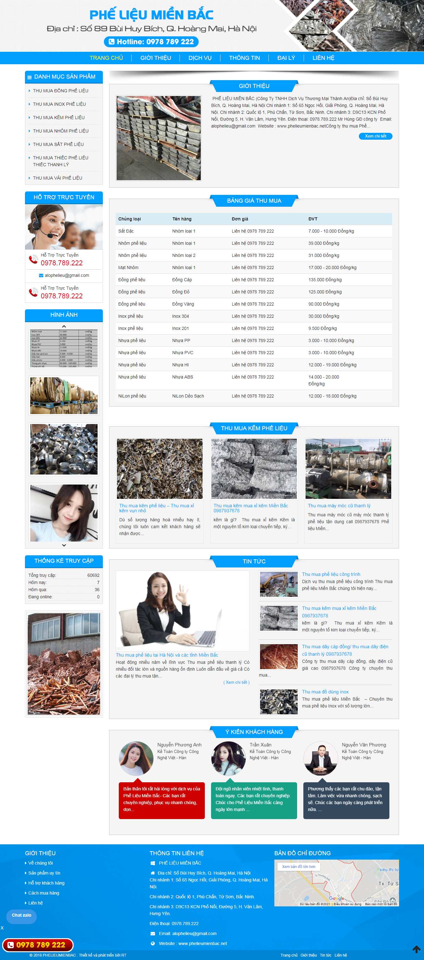 Thiết kế Web quận bình thạnh phelieumienbac.net