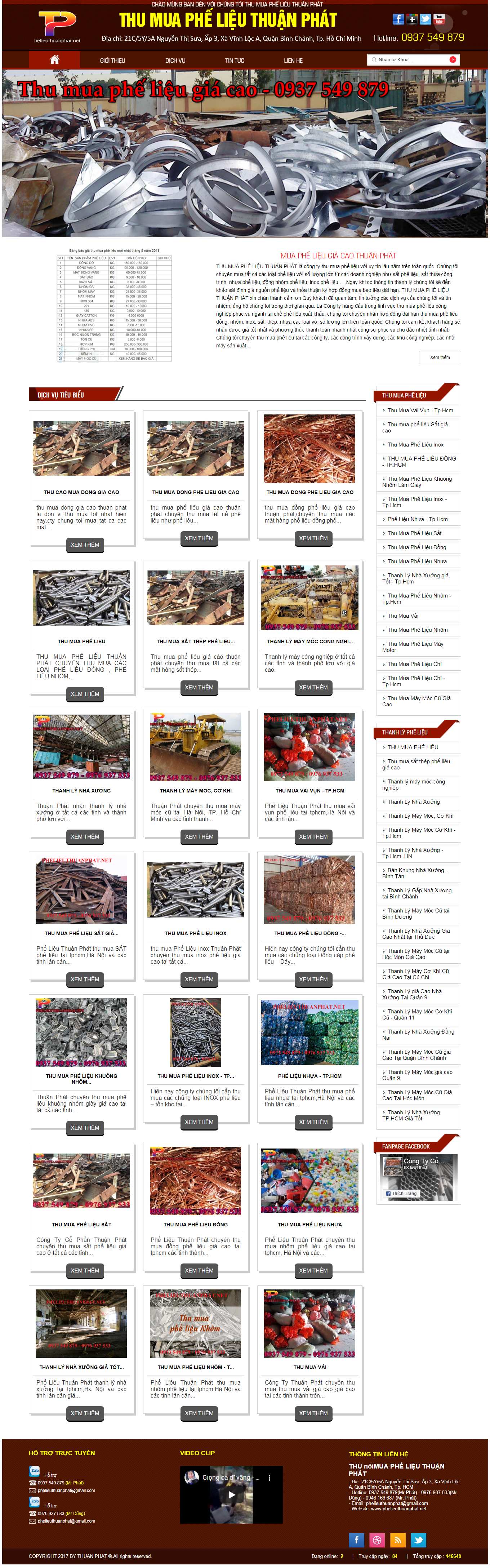 Thiết kế Web quận gò vấp phelieuthuanphat.net