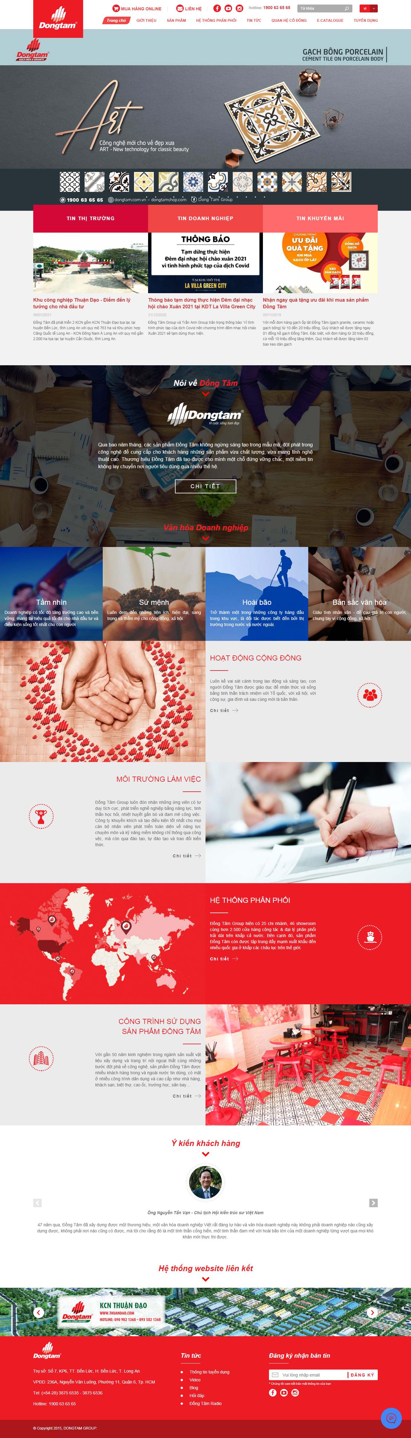 Thiết kế Web quận phú nhuận dongtam.com.vn